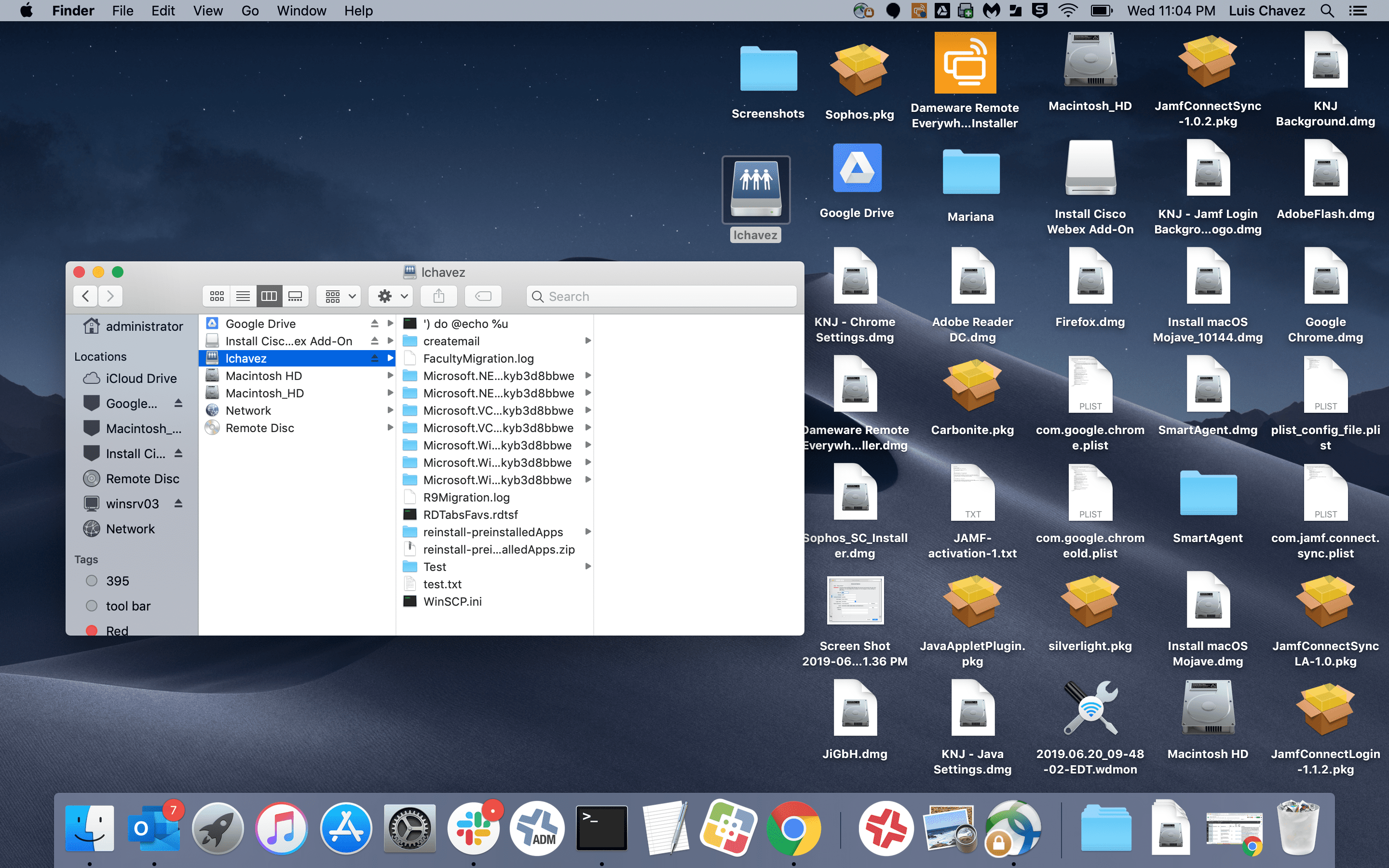view hard drive for mac on windows